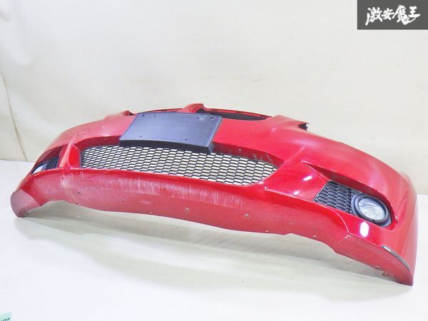 【ストア出品】BMW純正 3シリーズ E92 320i クーペ Mスポ 後期 右H フロントバンパー フォグ付 ソリッド赤系 51118041178 棚2F-G-1_画像6