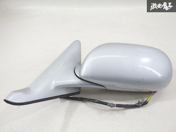 【保証付】 日産 純正 S14 シルビア ミラー サイドミラー ドアミラー 5ピン 片側のみ シルバー系 ICHIKOH 8246 即納 棚7-1_画像1