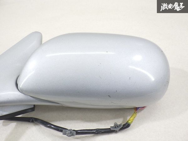 【保証付】 日産 純正 S14 シルビア ミラー サイドミラー ドアミラー 5ピン 片側のみ シルバー系 ICHIKOH 8246 即納 棚7-1_画像2