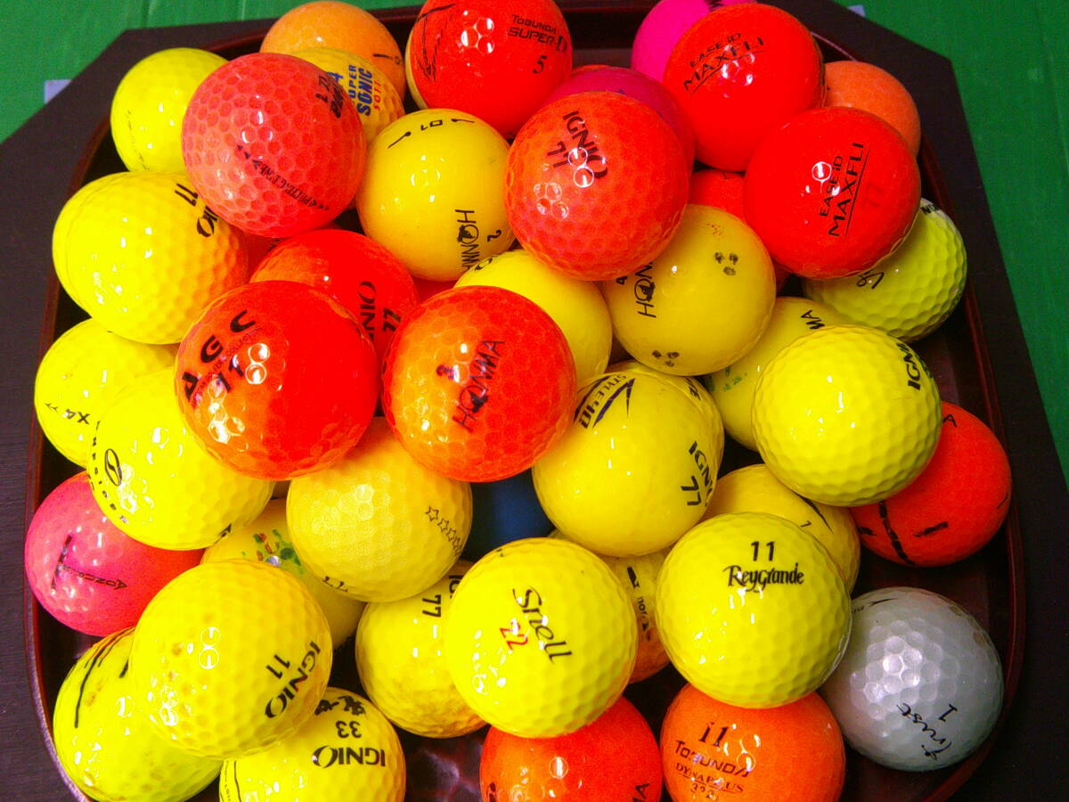 00370【特価品50球1円です】50球＼(^o^)／♪♪♪※即決で綺麗なボール10球プレゼントします。_画像2