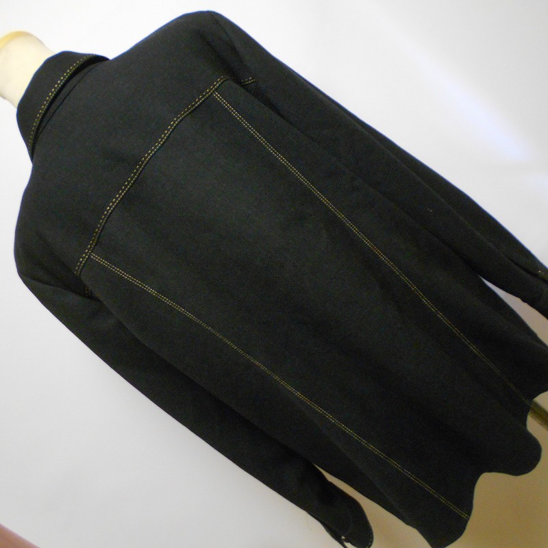 971678 Leilian レリアン 黒系 長袖 シャツ ブラウス １５＋_画像3