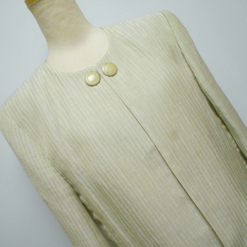 957306 Leilian レリアン グレー系 ジャケット 未使用タグ付 9_画像2