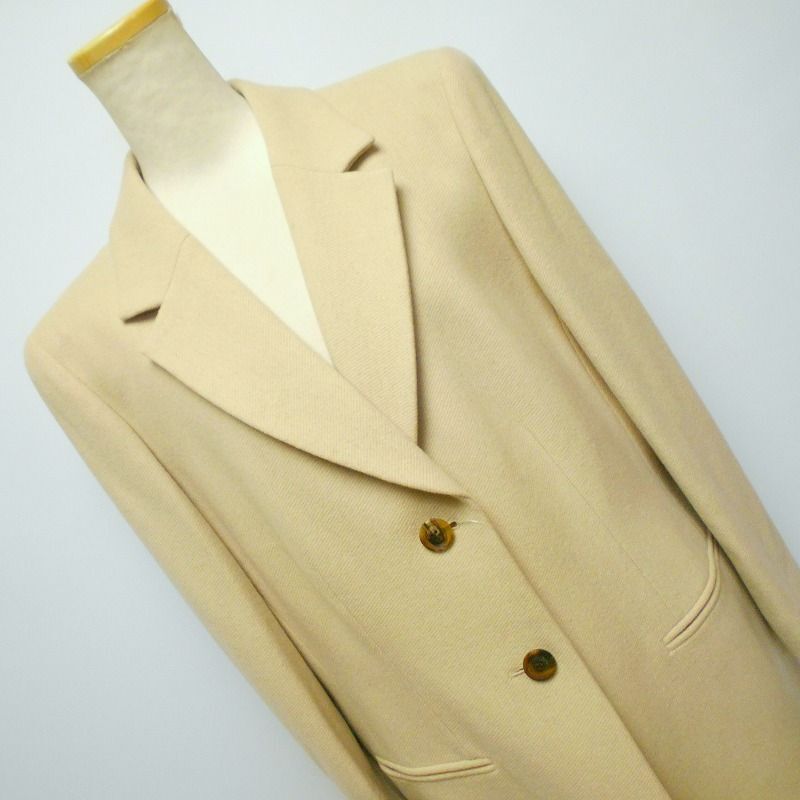 976868 GUEST JOCONDE ゲストジョコンダ ベージュ系 カシミア混 ジャケット 15_画像2