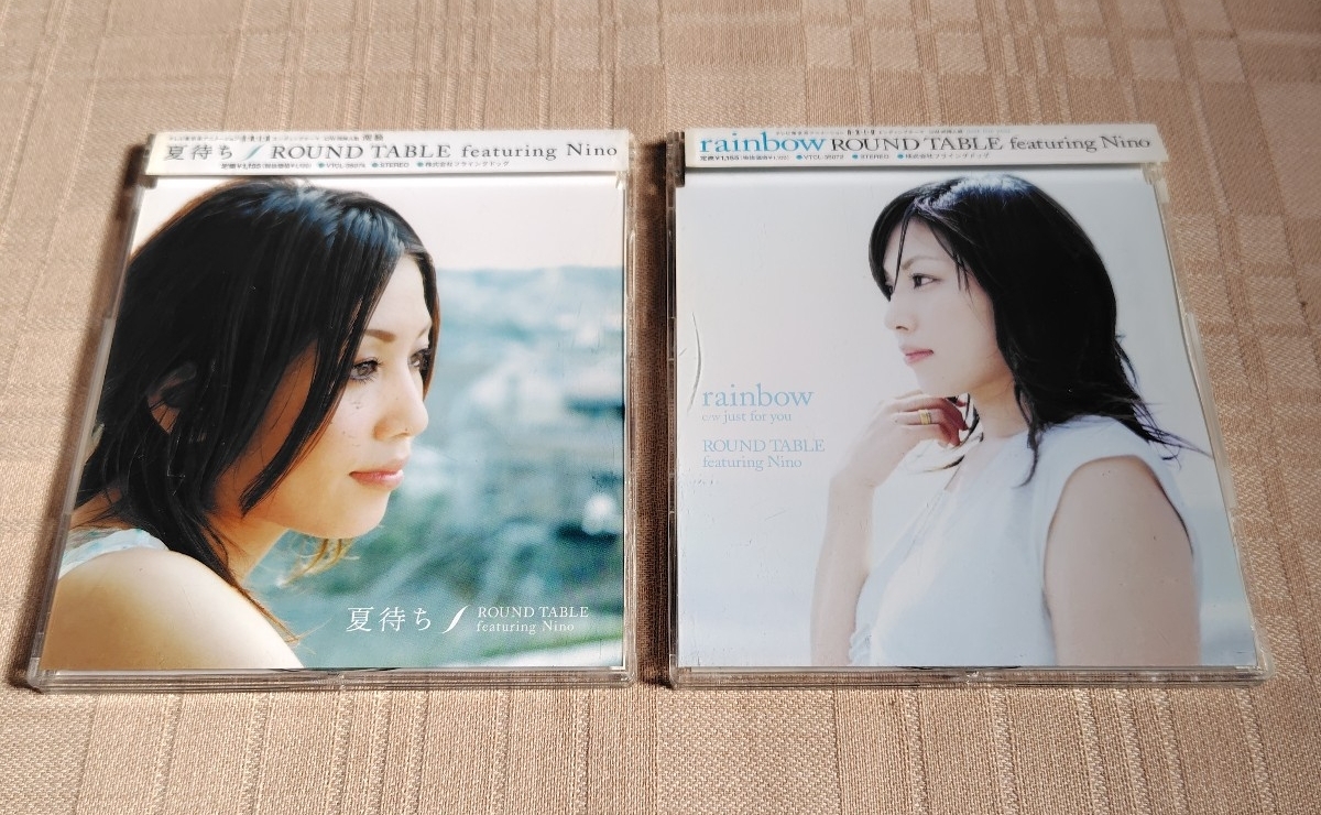 ラウンド・テーブル/ROUND TABLE featuring Nino「レインボー＆夏待ち」シングル2枚セット/ARIA_画像1