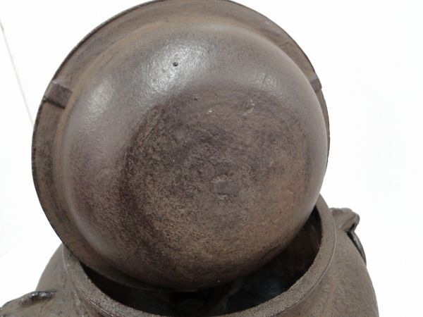 【重量8.2kg】茶釜/風炉釜 茶釜添え鉄風炉 茶道具 銘無し 鉄釜 鉄瓶 鉄器/120サイズ_画像8