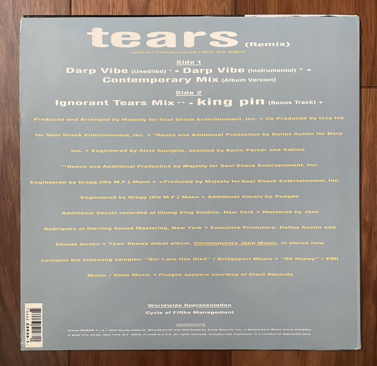 USオリジナル Da King & I Tears (Remix)_画像4