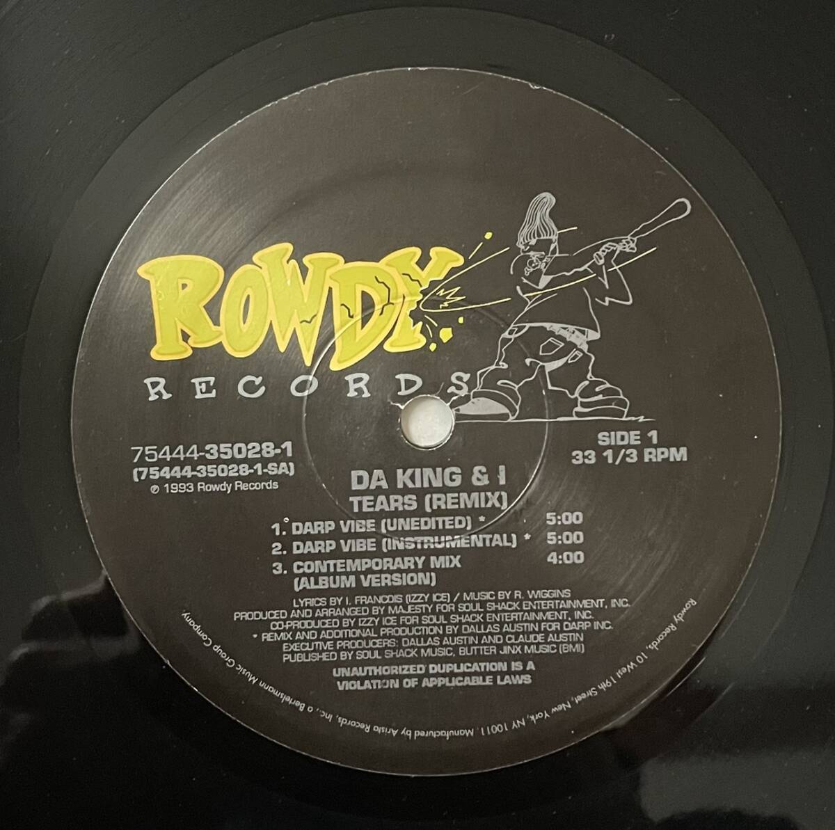 USオリジナル Da King & I Tears (Remix)_画像2