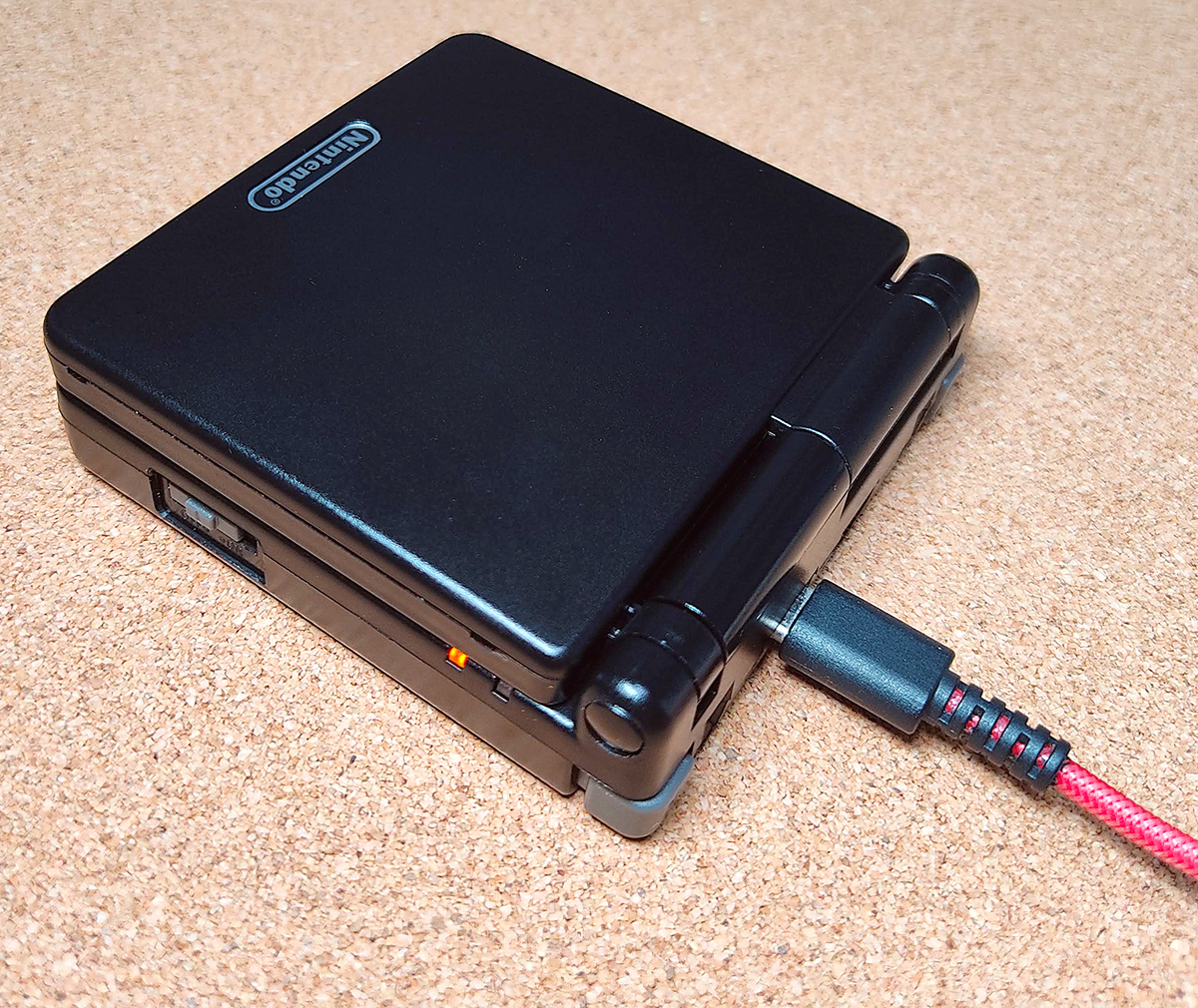 【PRO】IPSバックライト液晶V3 M2+明るさ15段階+OSDメニュー+USB Type-C+ノイズ低減+1000mAhバッテリー ゲームボーイアドバンスSP 本体GBA _画像6