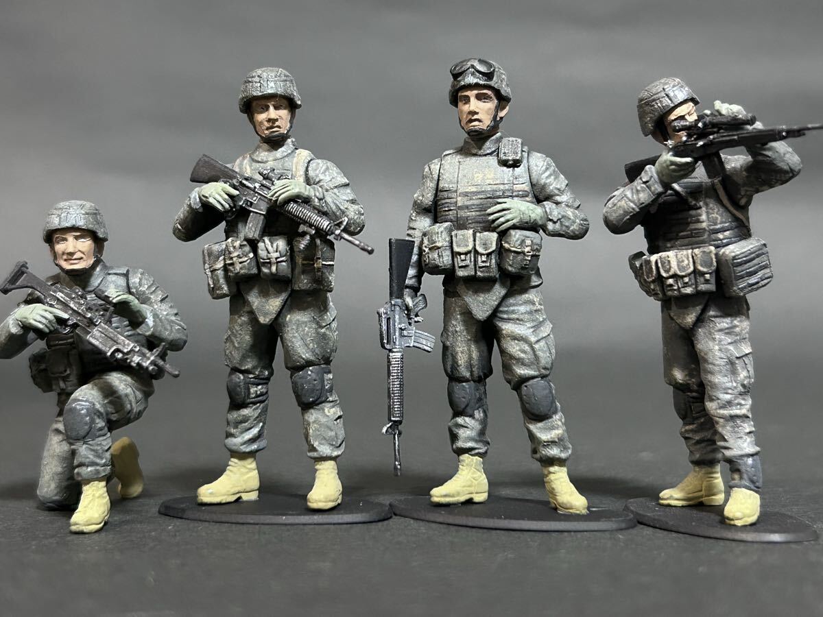 アメリカ陸軍現用歩兵4対塗装済み完成品 タミヤ 1/35_画像3