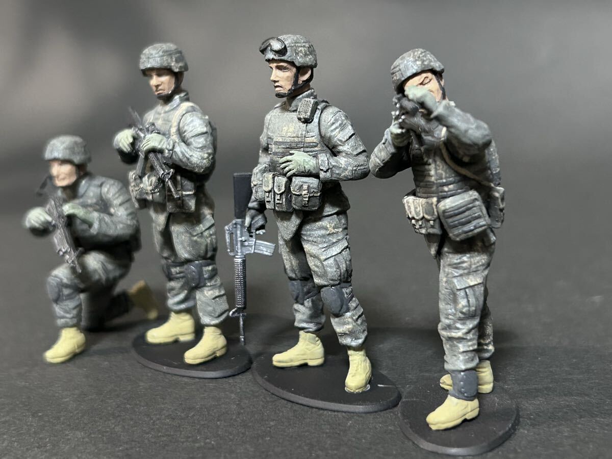 アメリカ陸軍現用歩兵4対塗装済み完成品 タミヤ 1/35_画像4