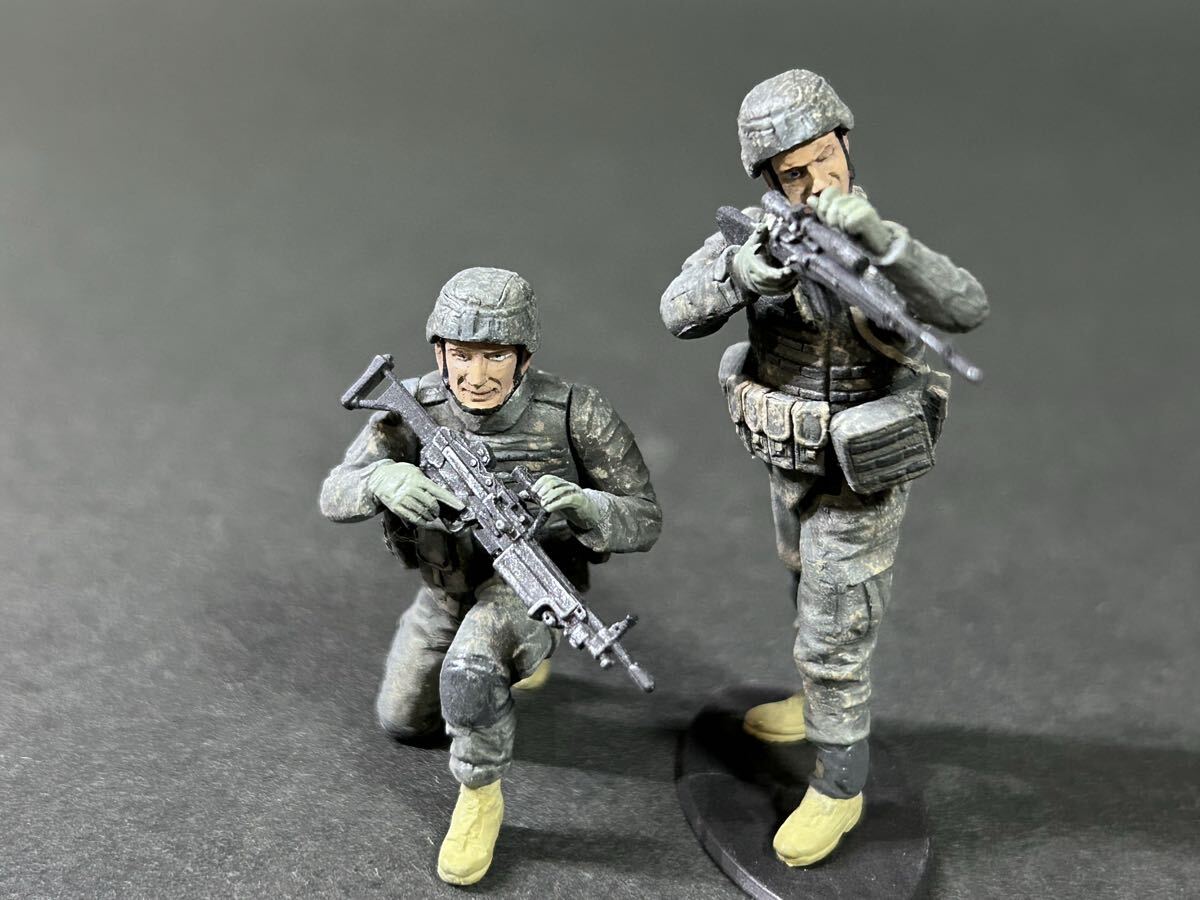 アメリカ陸軍現用歩兵4対塗装済み完成品 タミヤ 1/35_画像8