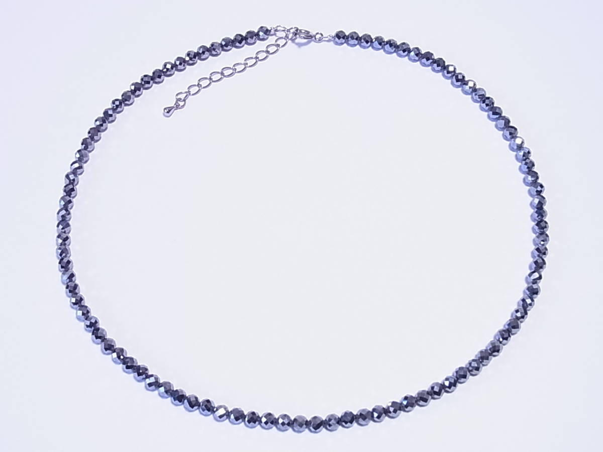 今月のセール品　【限界市場】　高品質テラヘルツ　4ｍｍ　カット　ネックレス　定形郵便送料無料　_画像2