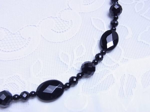 【限界市場】★送料無料★ブラック・オニキス★ネック★D　　_画像1
