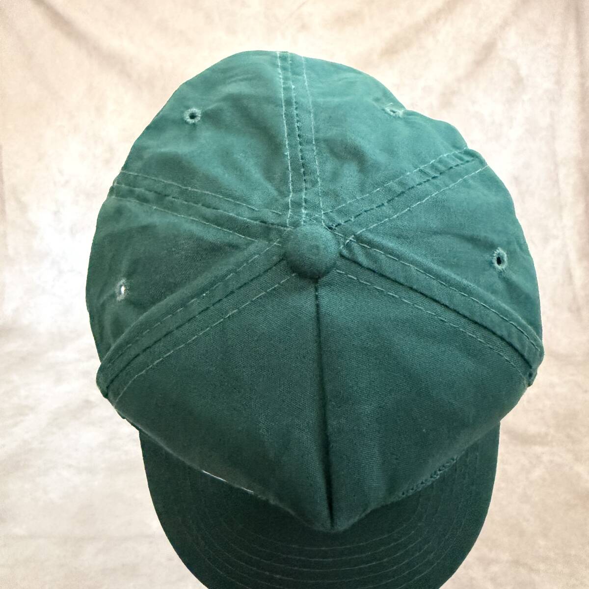 アメリカ古着 vintage プリントトラッカーキャップ グリーン スナップバック _画像7