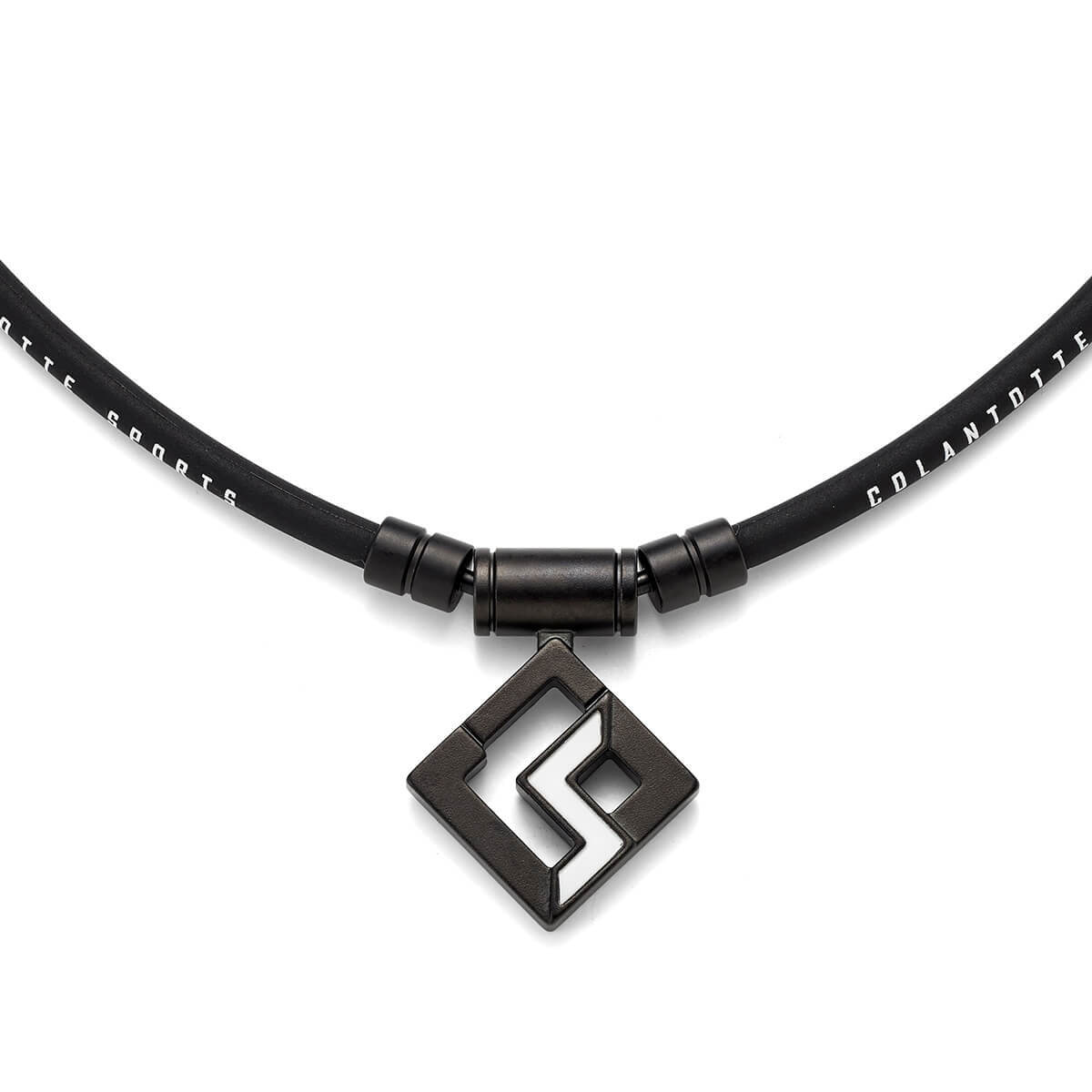 ★コラントッテ SPORTS PRO マグチタンネックレス SG160 ブラック×ホワイト 51cm Colantotte [4523865139259]★正規品★_画像4