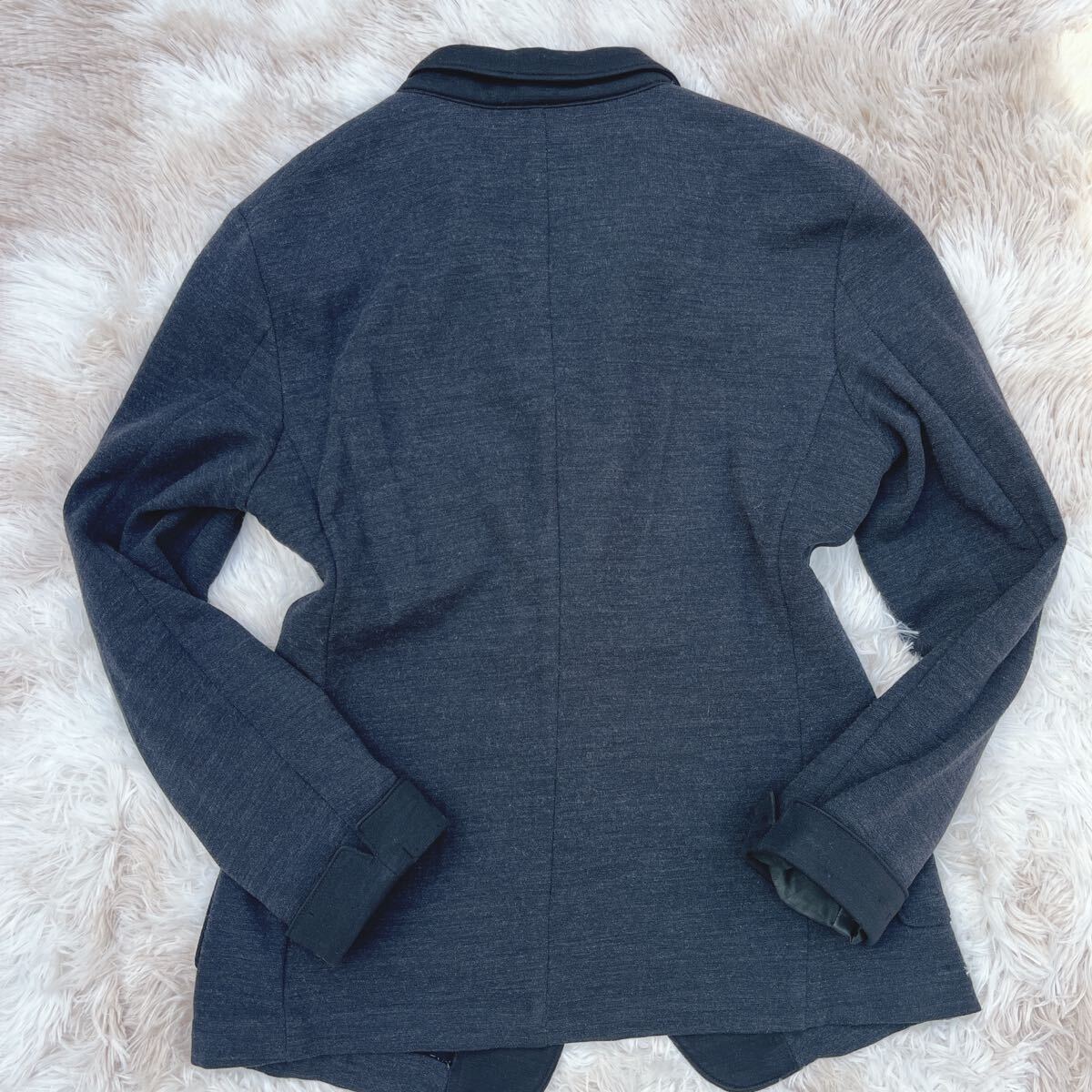 【お洒落の極み】TAKEO KIKUCHI タケオキクチ アンコンジャケット テーラードジャケット 秋冬 上着 ウール WOOL メンズ カジュアル お洒落_画像4