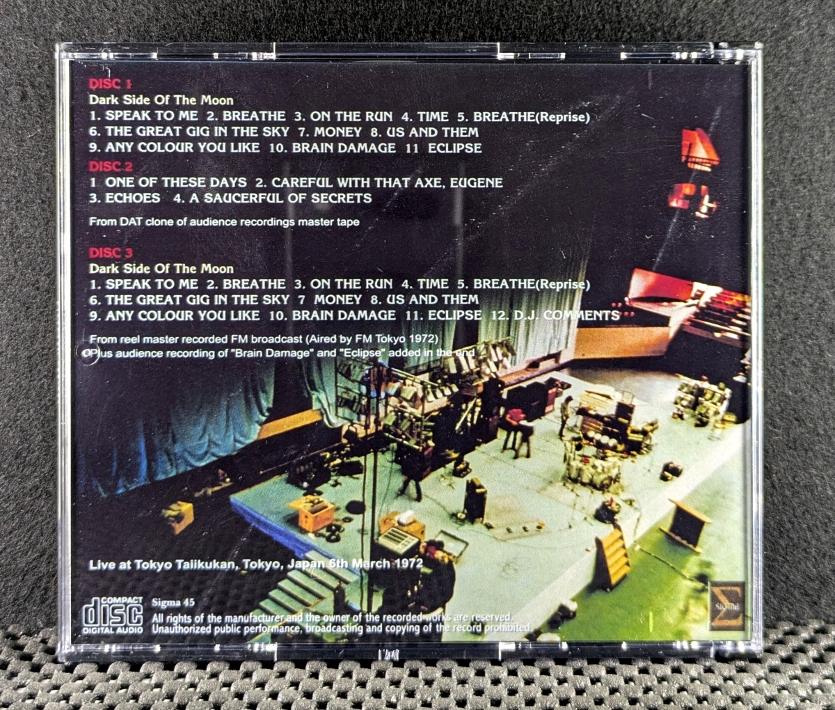 ピンク・フロイド - 東京初日 1972 Acid Moon - Pink Floyd_画像2