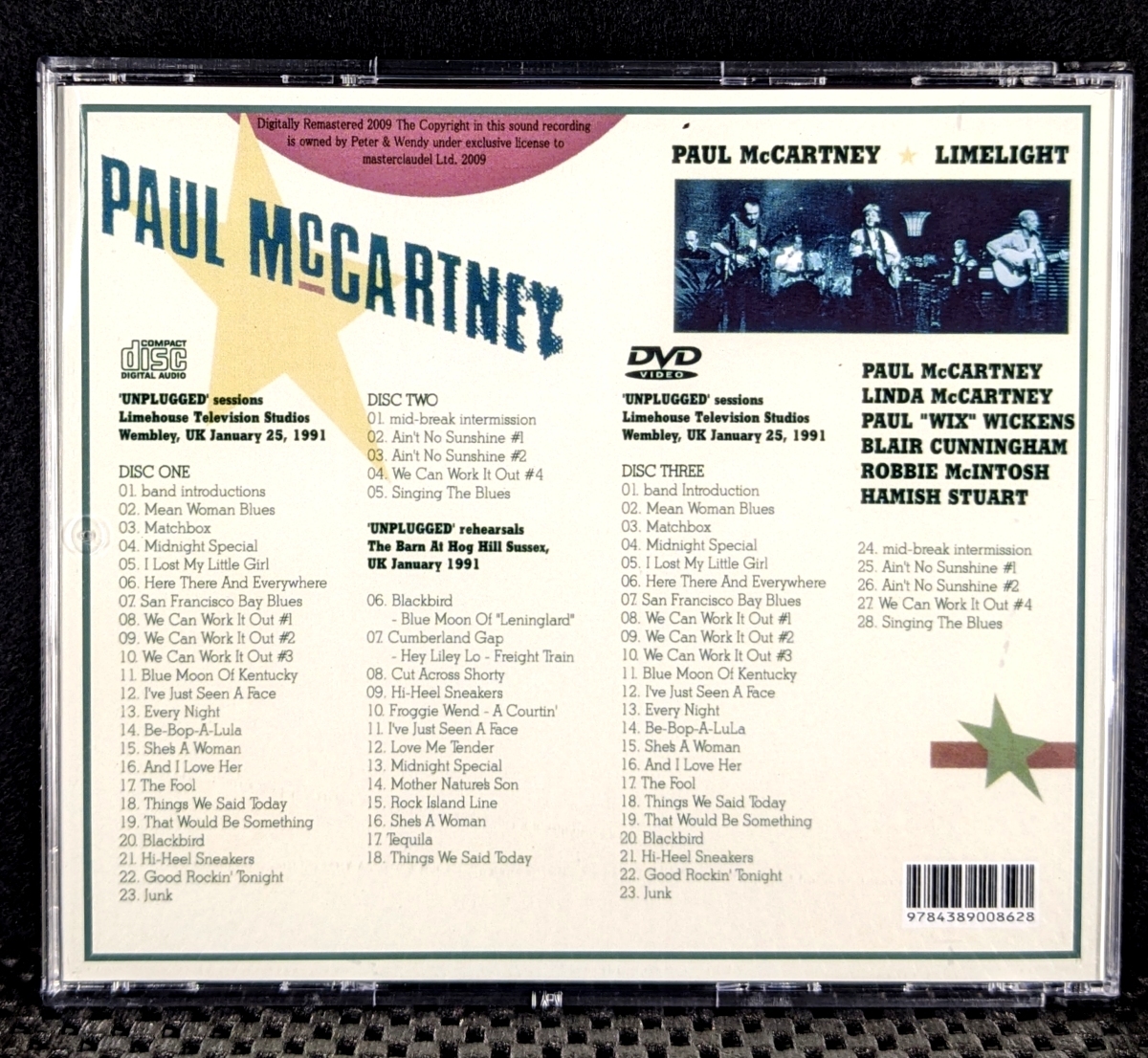 ポール・マッカートニー - LIMELIGHT Complete Unplugged 1991 - Paul McCartney_画像2