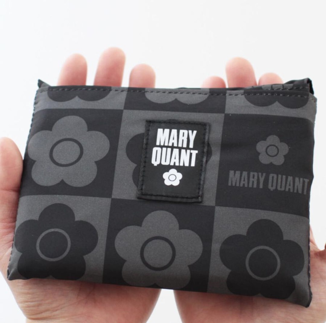 Mary Quant эко-сумка ( большой ) черный ... покупки сумка складной compact мой сумка Мали kwa цветочный принт большая сумка .. рисунок