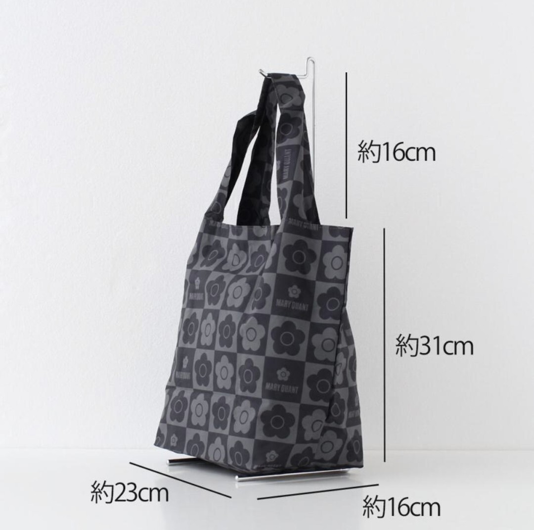 Mary Quant эко-сумка ( большой ) черный ... покупки сумка складной compact мой сумка Мали kwa цветочный принт большая сумка .. рисунок