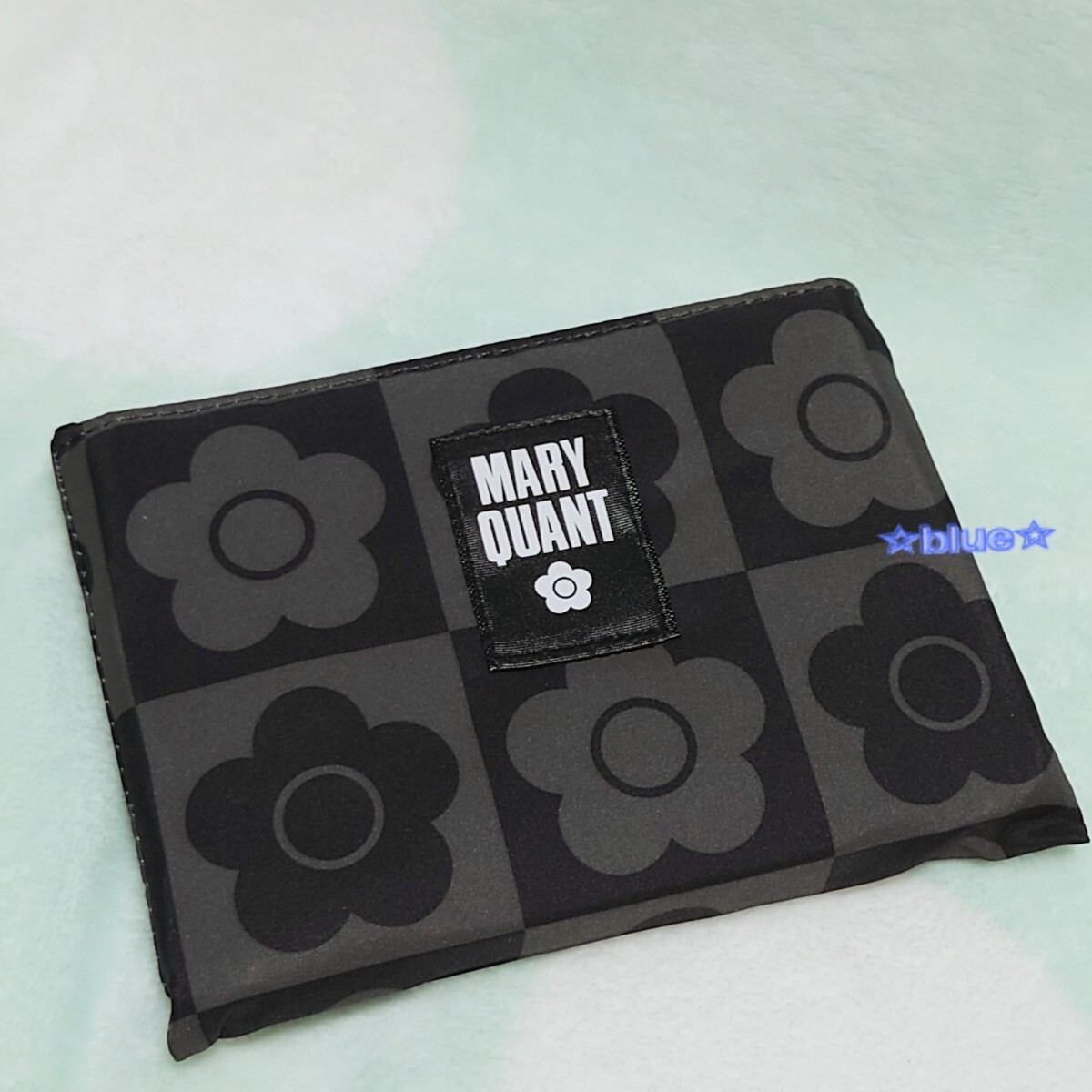 Mary Quant эко-сумка ( большой ) черный ... покупки сумка складной compact мой сумка Мали kwa цветочный принт большая сумка .. рисунок