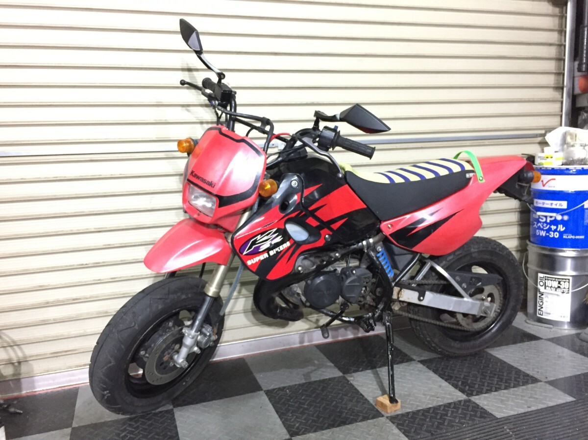 埼玉県深谷市 カワサキ KSR50 KAWASAKI 原付 50cc 通勤 通学 バイク_画像1