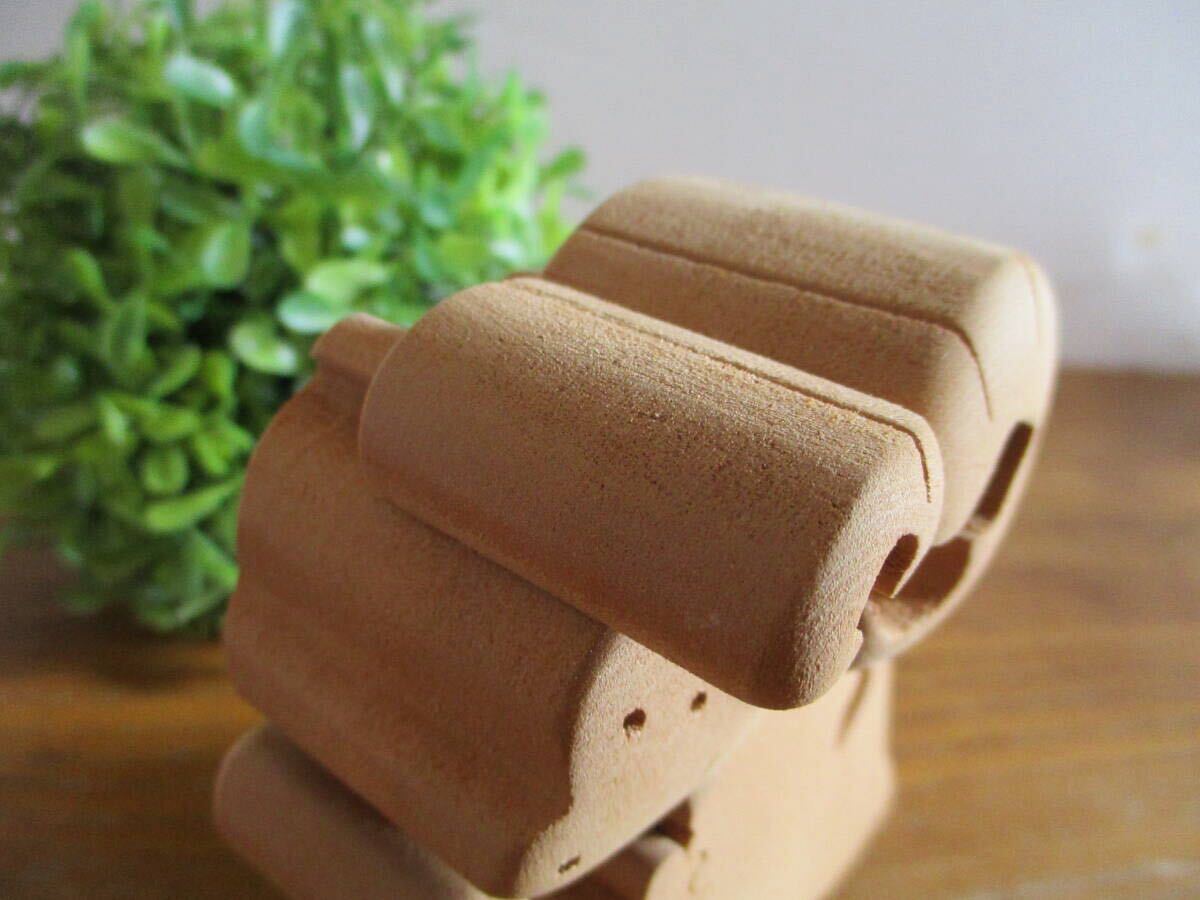 【ほぼ未使用・激レア】千葉圭介 手作り木製パズル クラフトバードウッド 立体式パズル 干支置物 未 ひつじ 北海道産/桂材 知育玩具 希少_画像6