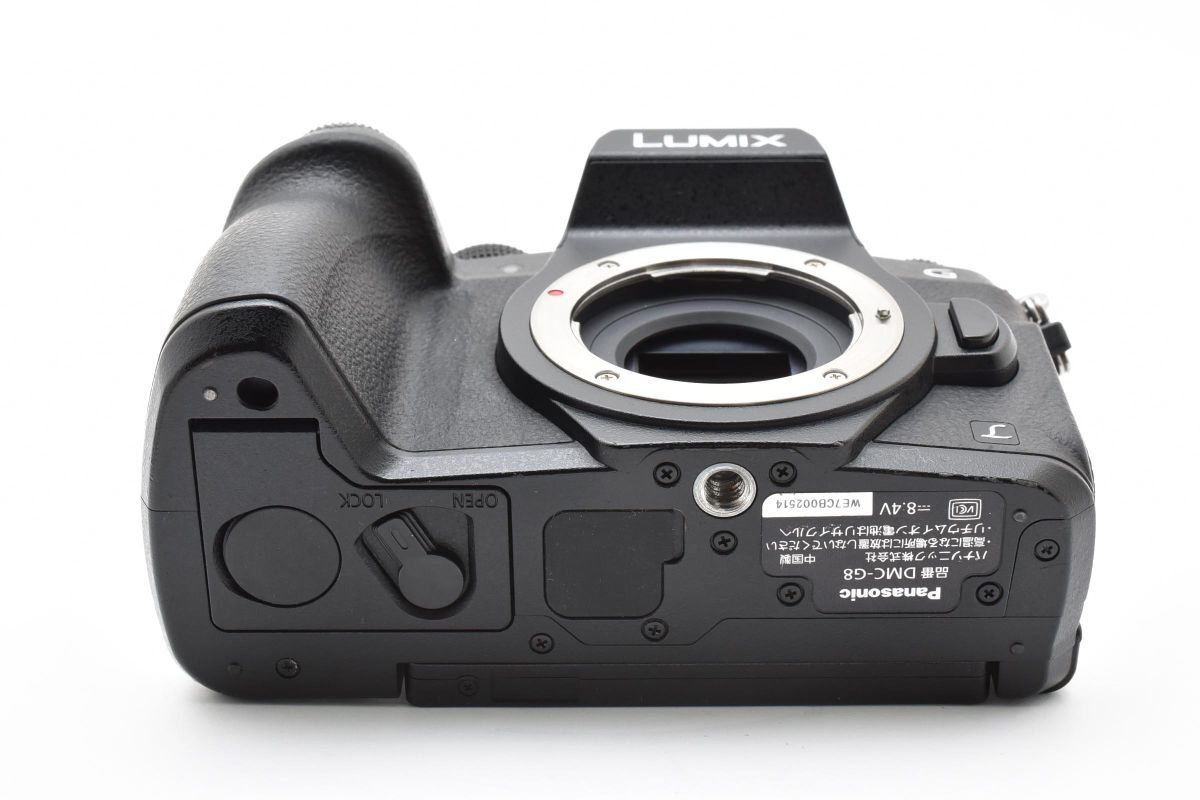 ★極上★ パナソニック Panasonic LUMIX DMC-G8 ボディ 《ショット数8561回！》★完動品★ #33P14A509185_画像8