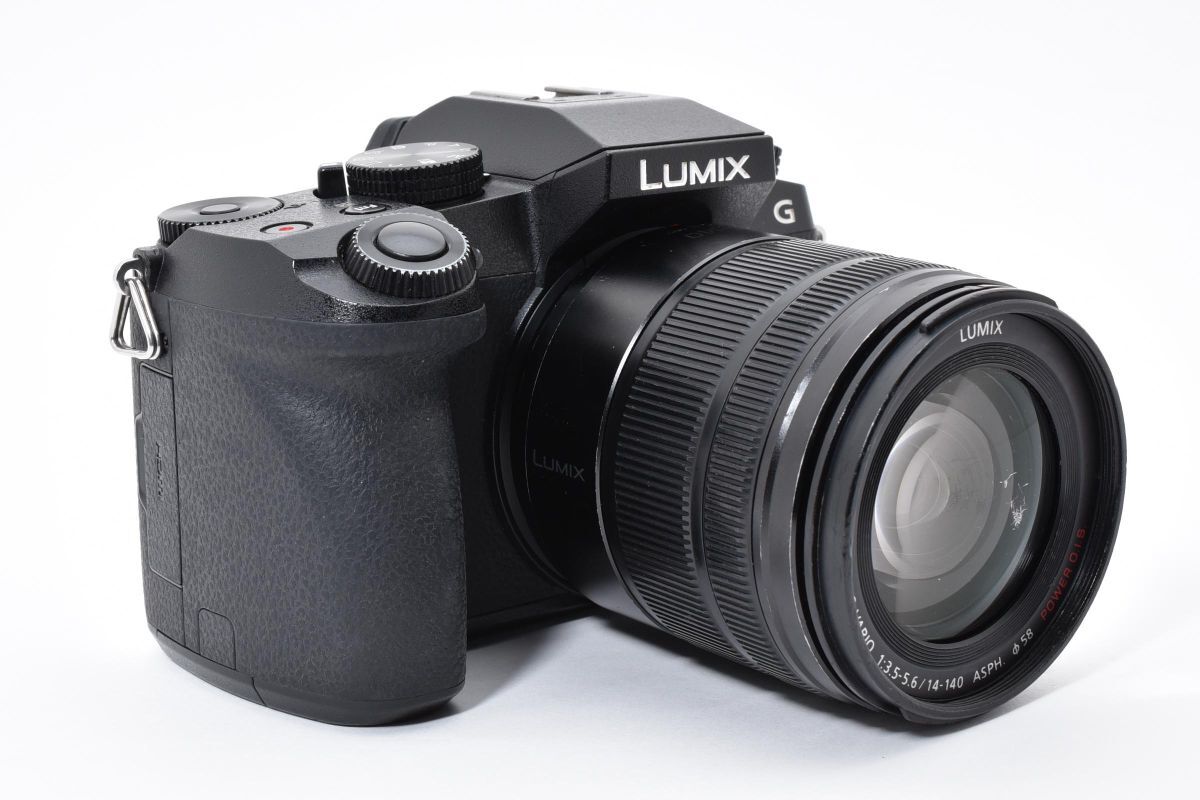 ★実用品★ パナソニック Panasonic LUMIX G7 高倍率ズームレンズキット DMC-G7H 《ショット数33408回！》★完動品★ #43P54A510004_画像4