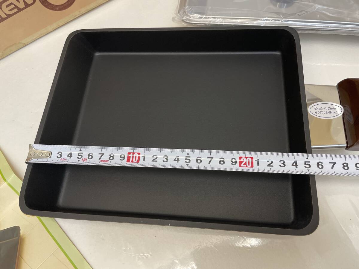 【H-0-R232】　　Health ヘルス 蓋付 卵焼き器 _画像3