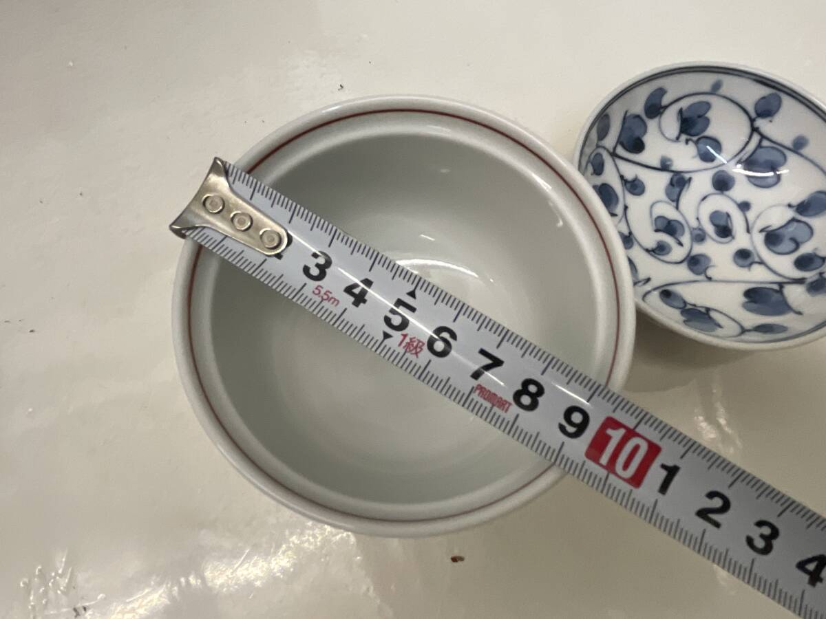 【O-2-R87】   古伊万里 小鉢揃 蓋付き 茶碗蒸し 未使用 その2_画像3