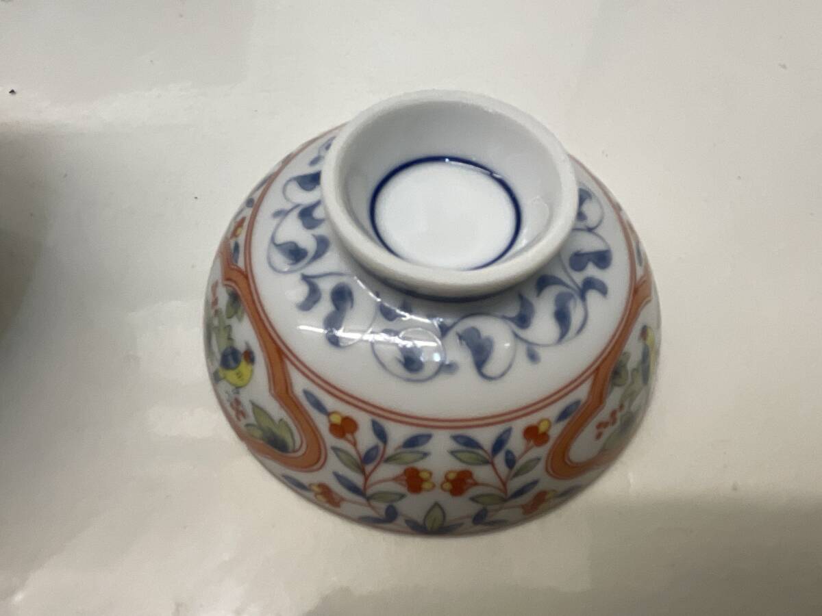 【O-2-R87】   古伊万里 小鉢揃 蓋付き 茶碗蒸し 未使用 その2_画像5