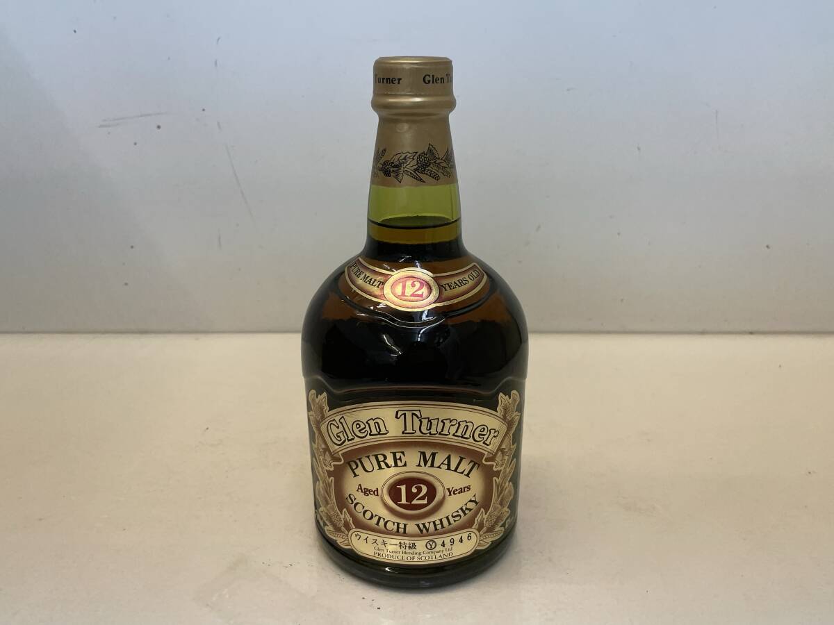 【O-4-R60】　　古酒 グレンターナー 12年 ピュアモルト スコッチウイスキー 700ml 43度 未開栓_画像2