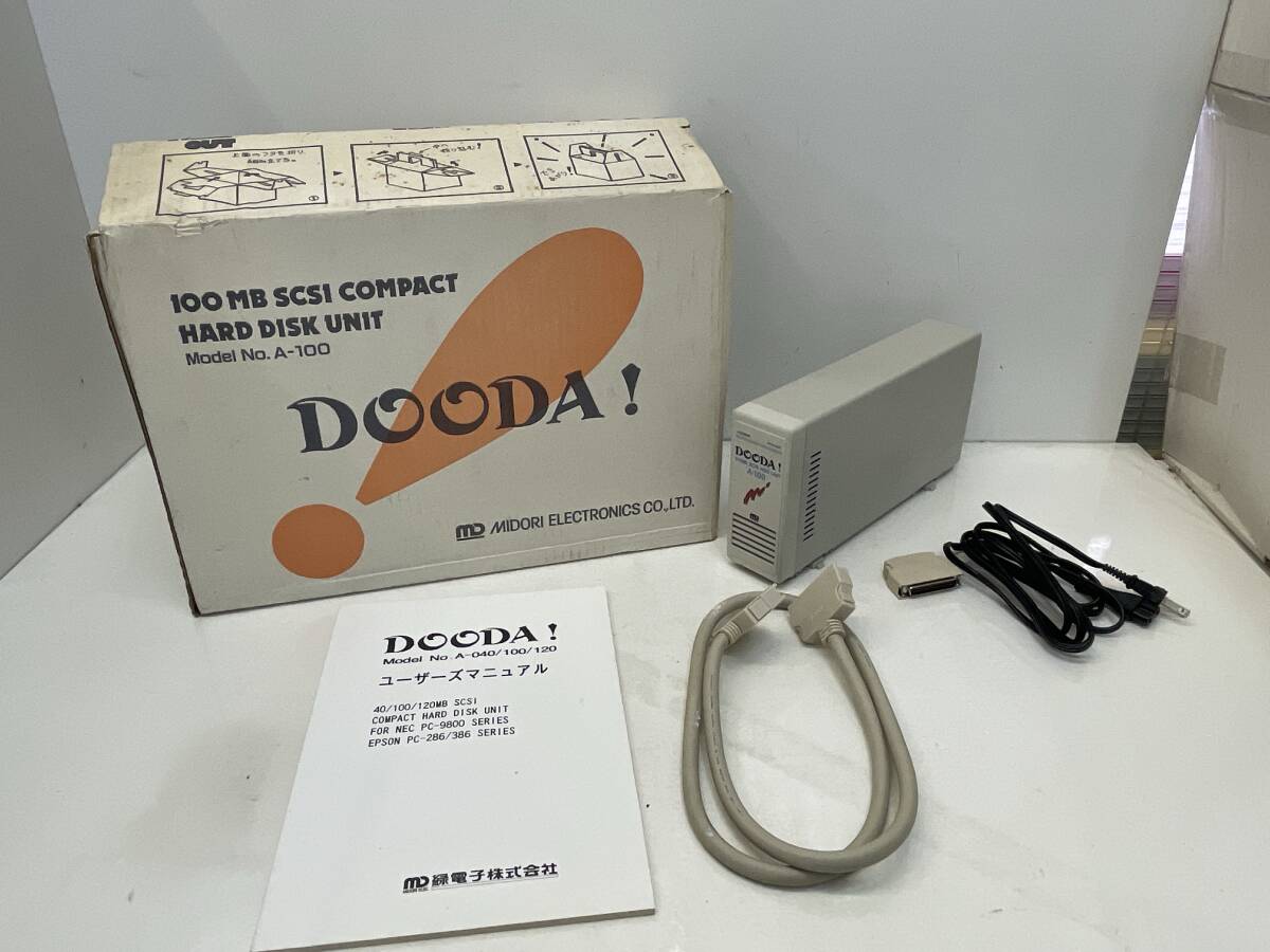 【O-3-R50】　　緑電子　DOODA！ SCSIハードディスクユニット A-100_画像1