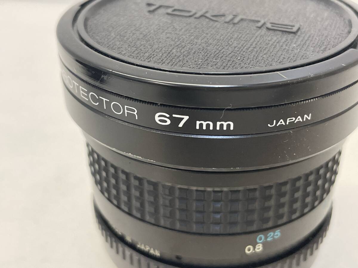 【D-1-R263】  Tokina トキナー RMC 17mm 1:3.5 一眼レフ カメラ レンズ Kenko MC PROTECTOR 67mm フィルター セット_画像4