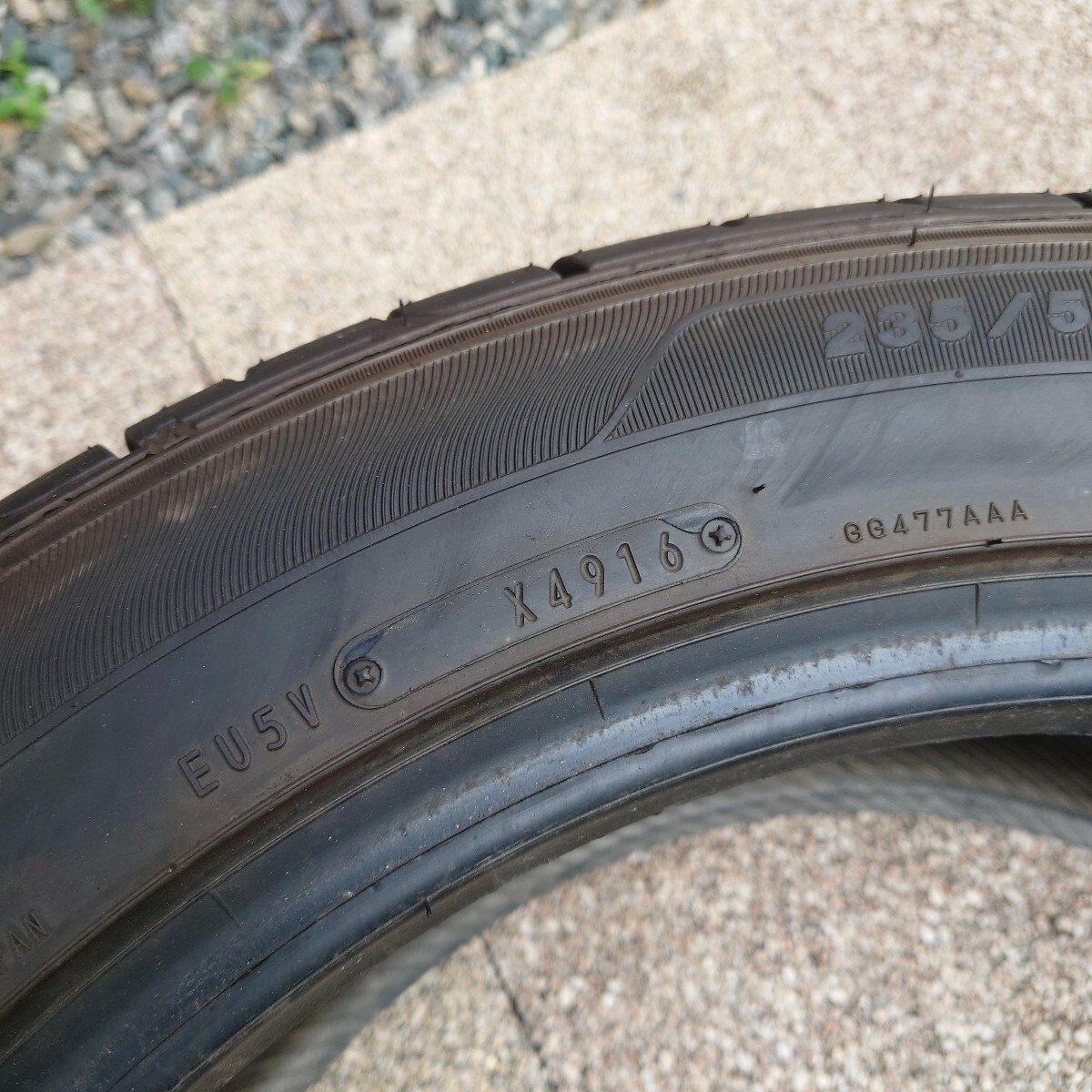 GOODYEAR グッドイヤー 235/50R18 バリ山 4本 タイヤ 送料着払い アルファード ヴェルファイア_画像5