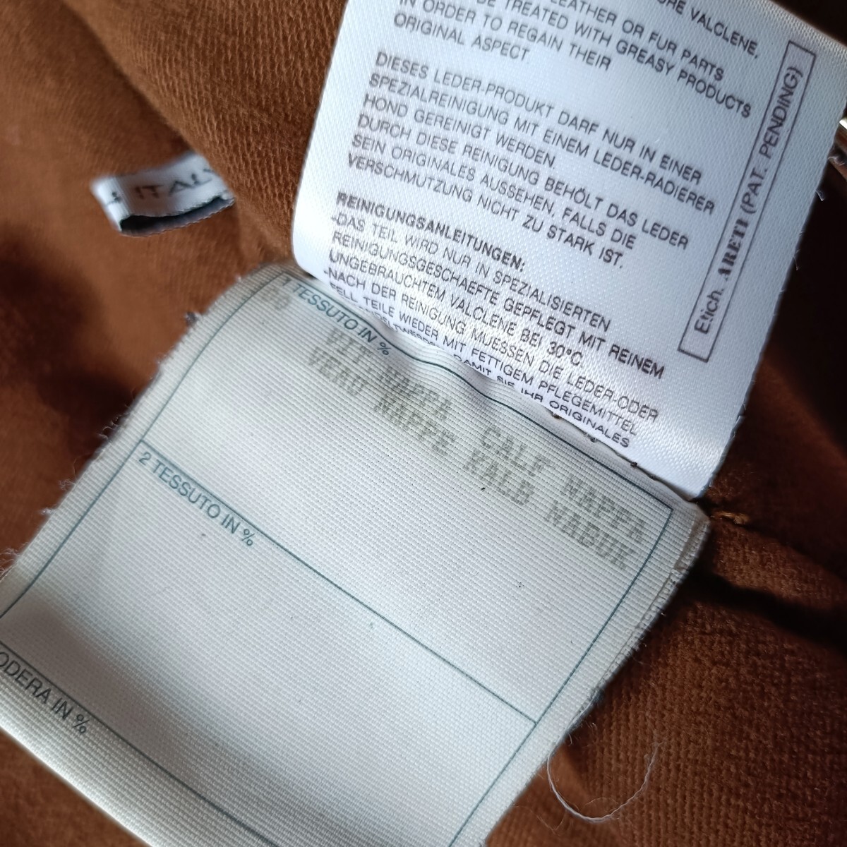 古着 90s emporio armani エンポリオアルマーニ レザージャケット ライダースジャケット シングルライダース アーカイブ _画像10