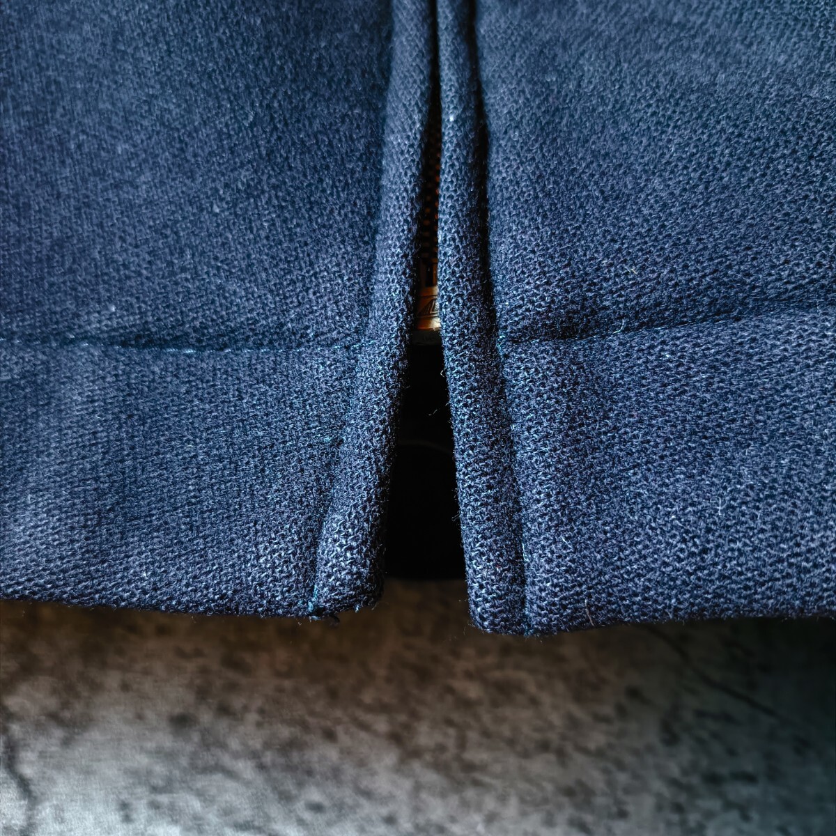 古着 90s GIORGIO ARMANI LE COLLEZIONI ジョルジオアルマーニ ウールメルトン ブルゾン アーカイブ archive_画像6