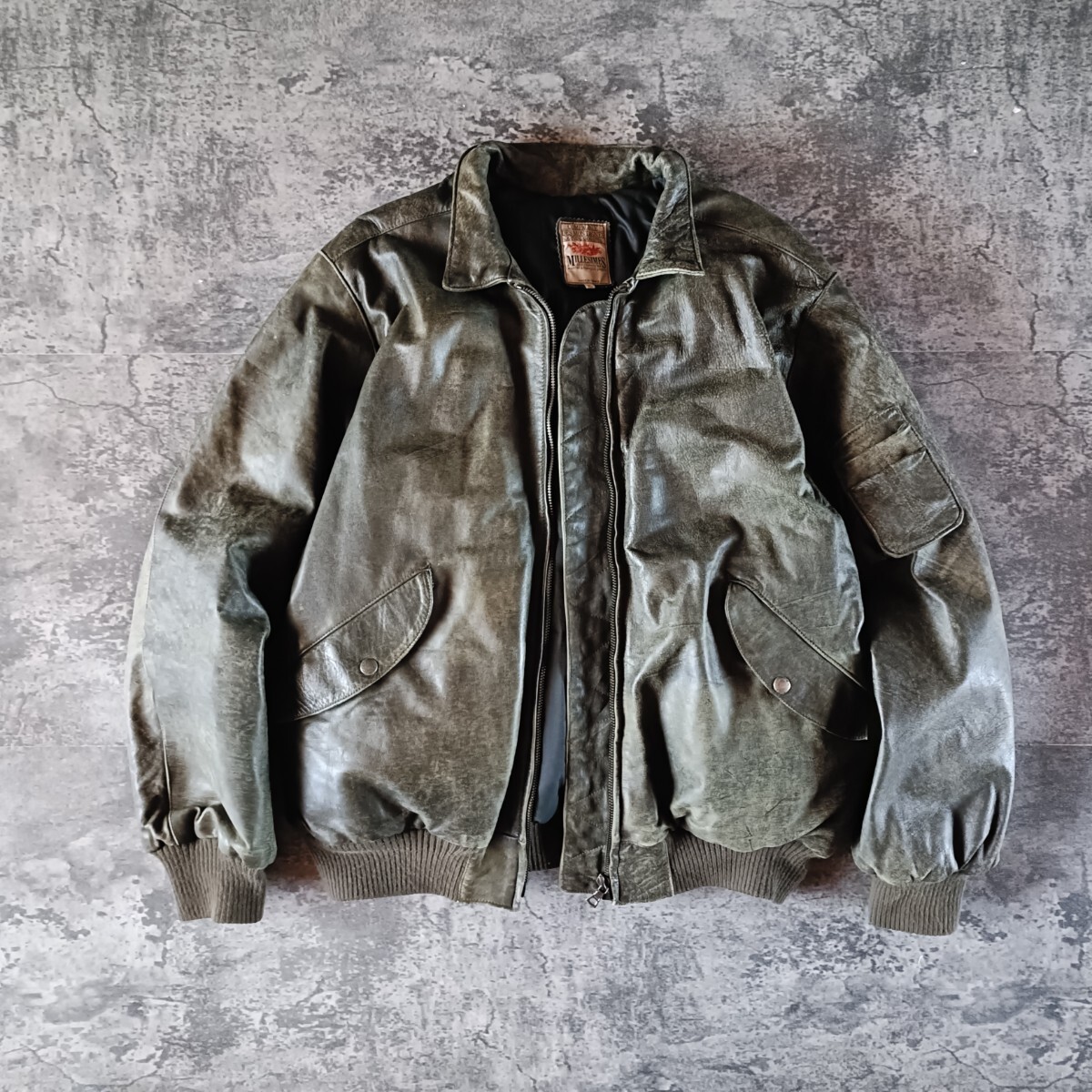 80s MARITHE FRANCOIS FIRBAUD マリテフランソワジルボー レザーボンバージャケット フライトジャケット アーカイブ archive_画像1