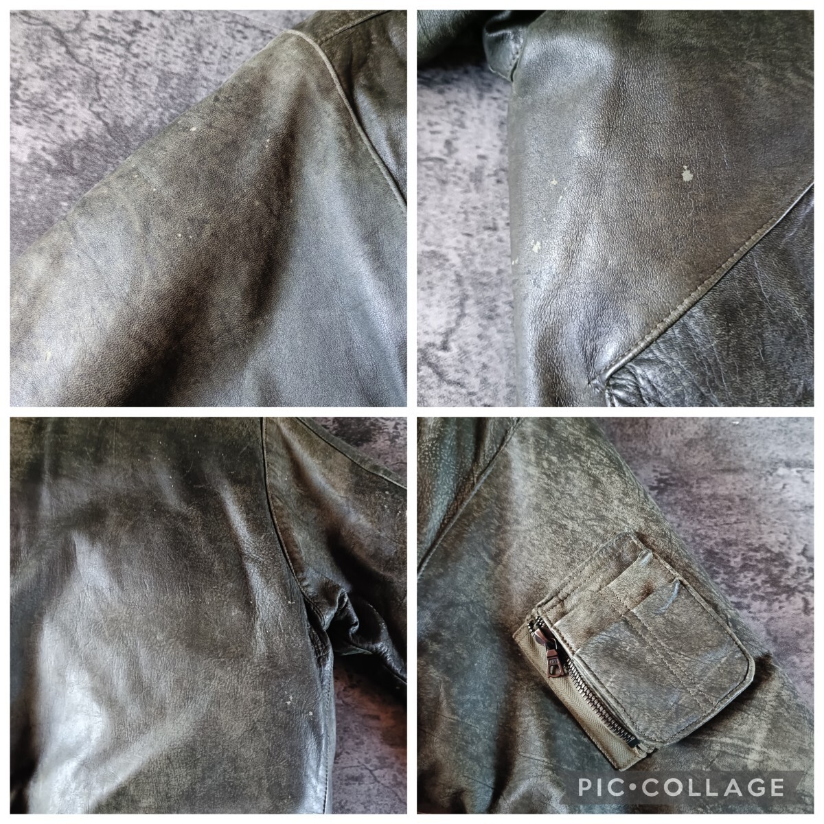 80s MARITHE FRANCOIS FIRBAUD マリテフランソワジルボー レザーボンバージャケット フライトジャケット アーカイブ archive_画像8