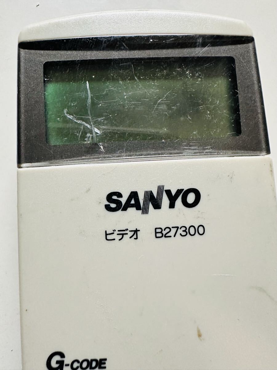 SANYO ビデオリモコン B27300【ジャンク品】_画像2
