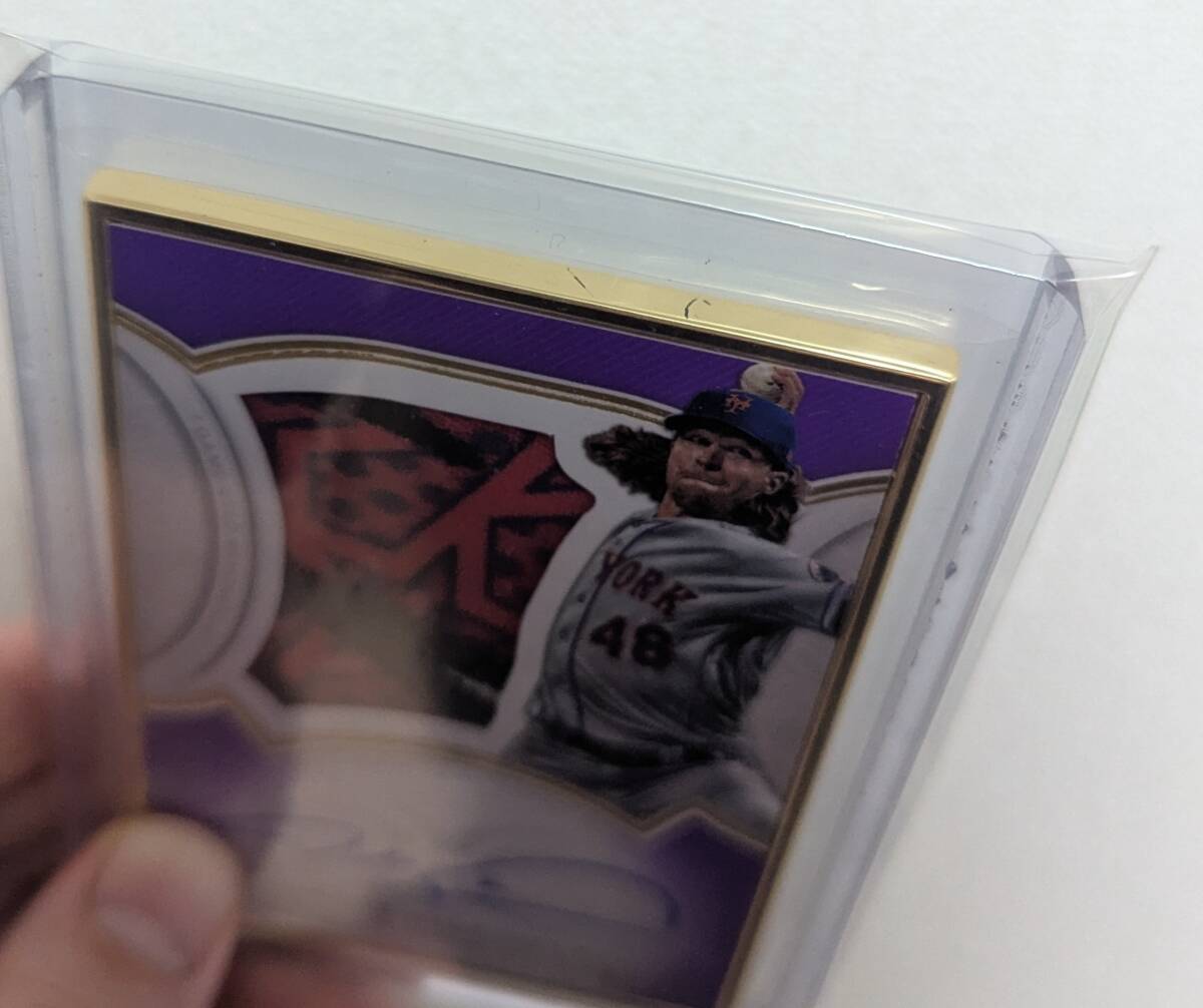 JACOB DEGROM автограф автограф карта 10 листов ограничение 1st# 2018 TOPPS DEFINITIVE AUTOGRAPHED PATCH CARD / Jacob *te Glo m/ прямой документ .AUTO