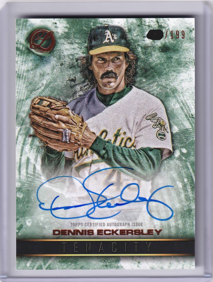 DENNIS ECKERSLEY автограф автограф карта 199 листов ограничение 2016 TOPPS LEGACIES AUTOGRAPH CARD / Деннис *e The Cars Lee / прямой документ .AUTO