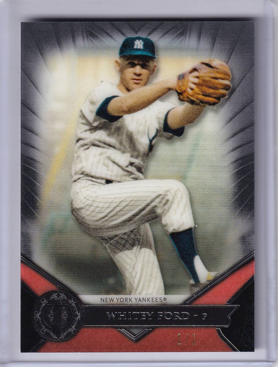 [1/1]WHITEY FORD 1 листов ограничение 2017 TOPPS TRIBUTE 1of1 PARALLEL / whity * Ford / HOF /yan Keith / NEW YORK YANKEES