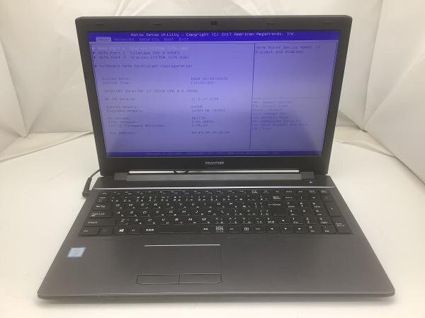 ジャンク!FRONTIER NLC170○Core i7 7500U 2.7G 16G 275G + 275Gの画像1