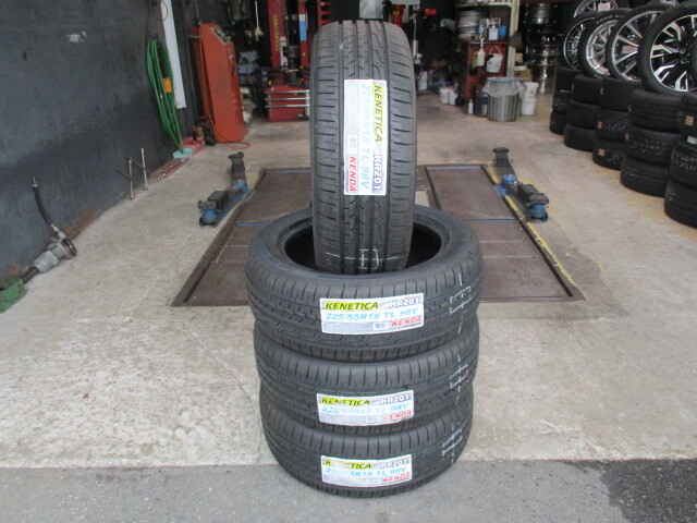Ｙ－１５３３８　未走行　ラベル付　２２５／５５Ｒ１８　ケンダ　ケネティカ　ＫＲ２０１　２０２４年製　４本_画像1