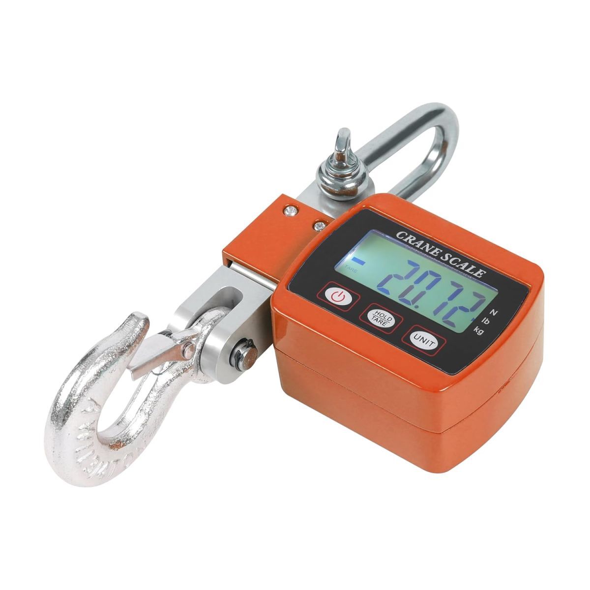 【送料無料】STEELMIGHT LCDデジタル表示クレーンスケール 0.05-500kg ポータブル 産業用 アルミニウム合金製 高精度 単位切替機能付き_画像1