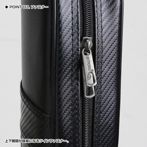 【送料無料】大阪漁具(OGK) セミハードストレートロッドケース レギュラーサイズ カラー：ブラック/ゴールド OG4902S_画像4