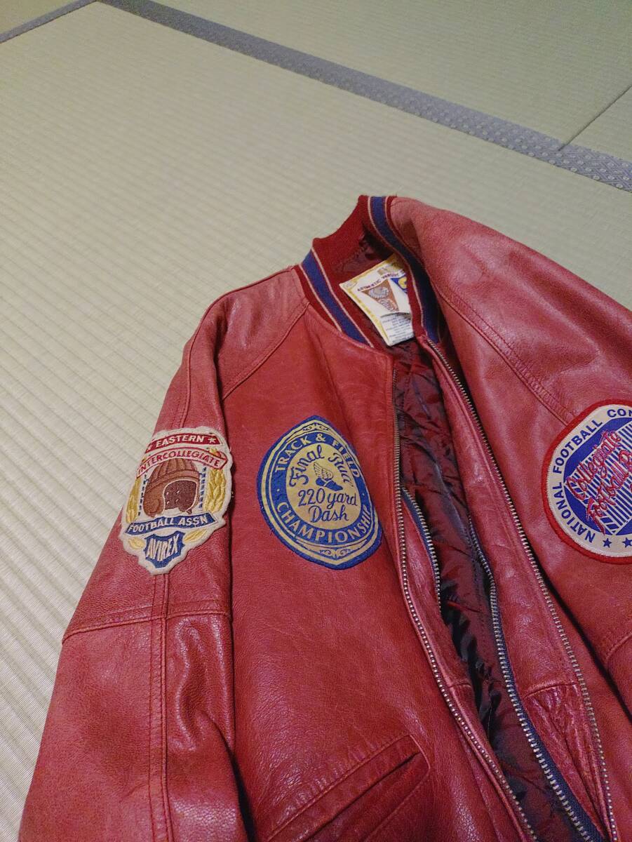 AVIREX 革ジャン　ビンテージ　Lサイズ　中古品_画像6