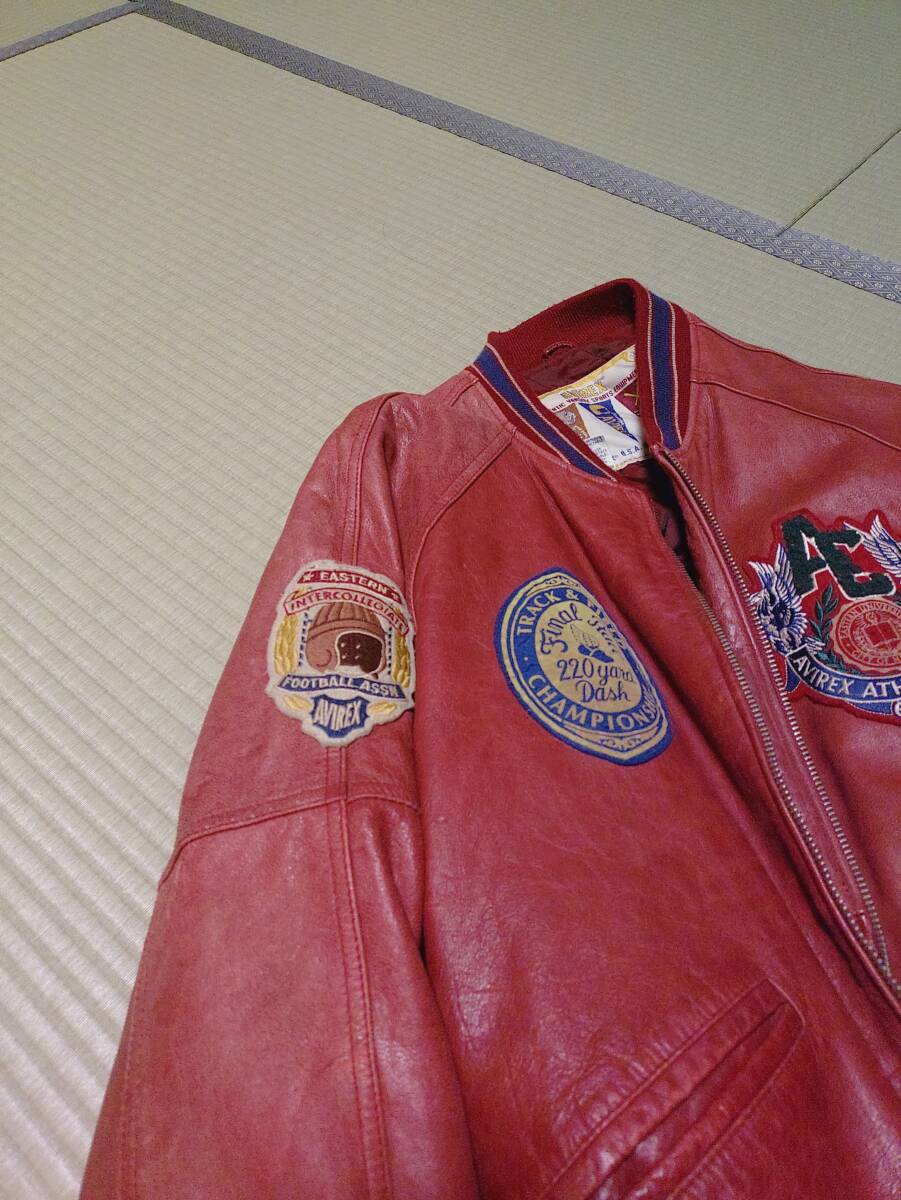 AVIREX 革ジャン　ビンテージ　Lサイズ　中古品_画像8
